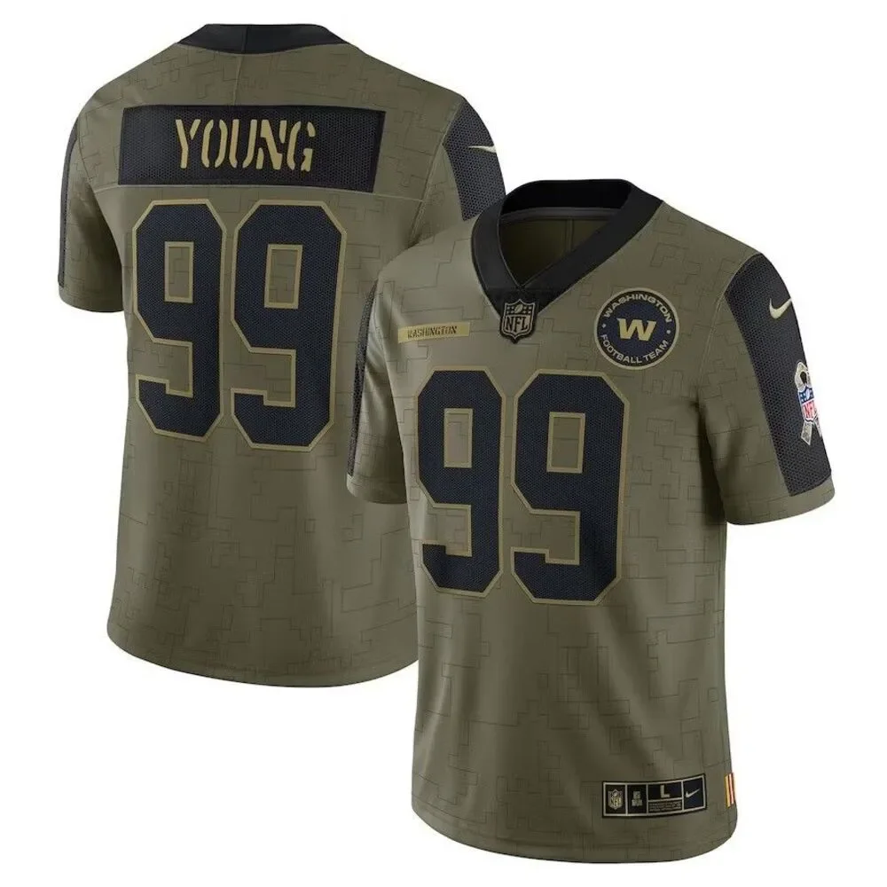 NWT Nike Chase Young Jersey Mens Med Salute To Service Authentic $170 Washington